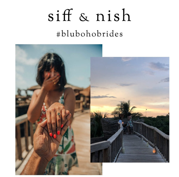 siff & nish love story | #blubohobrides