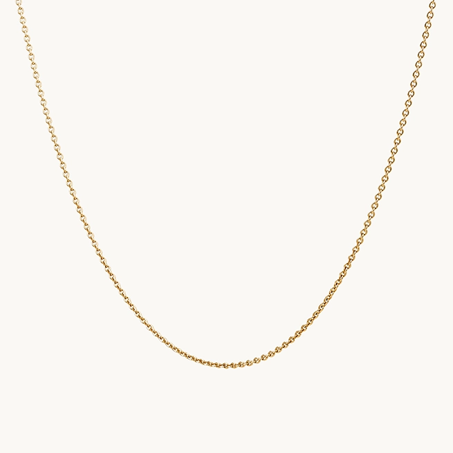 classic cable chain - 10k yellow gold