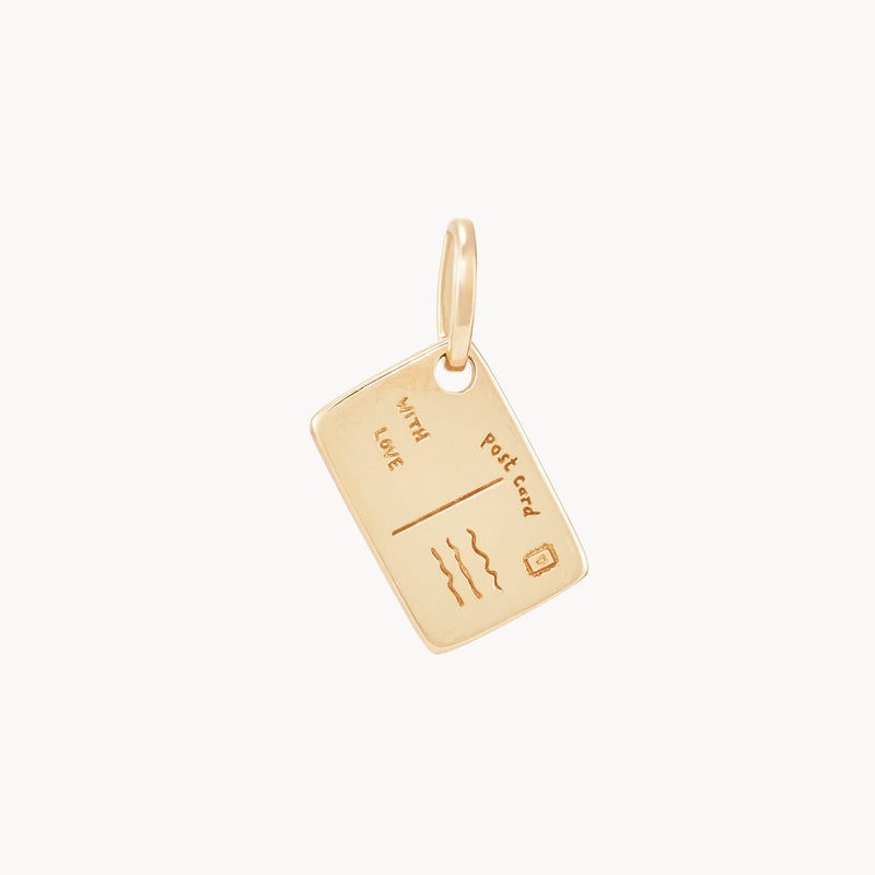 ottawa postcard charm - 10k yellow gold, brilliant diamond