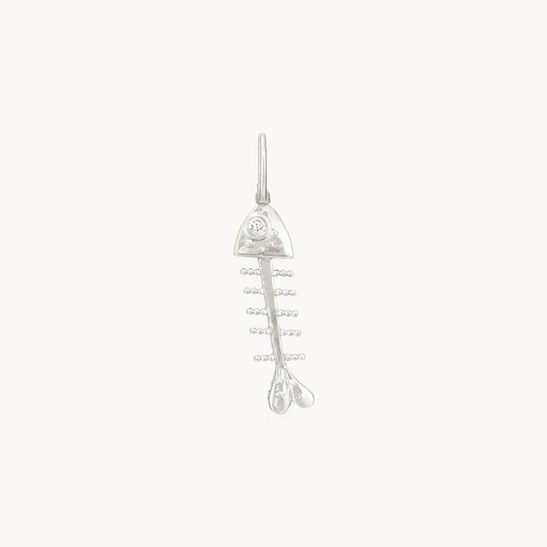 sun drift chain and charm bundle - sterling silver, diamond, braided cord
