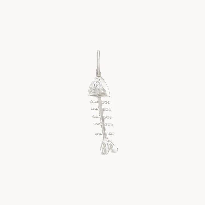 sun drift chain and charm bundle - sterling silver, diamond, braided cord