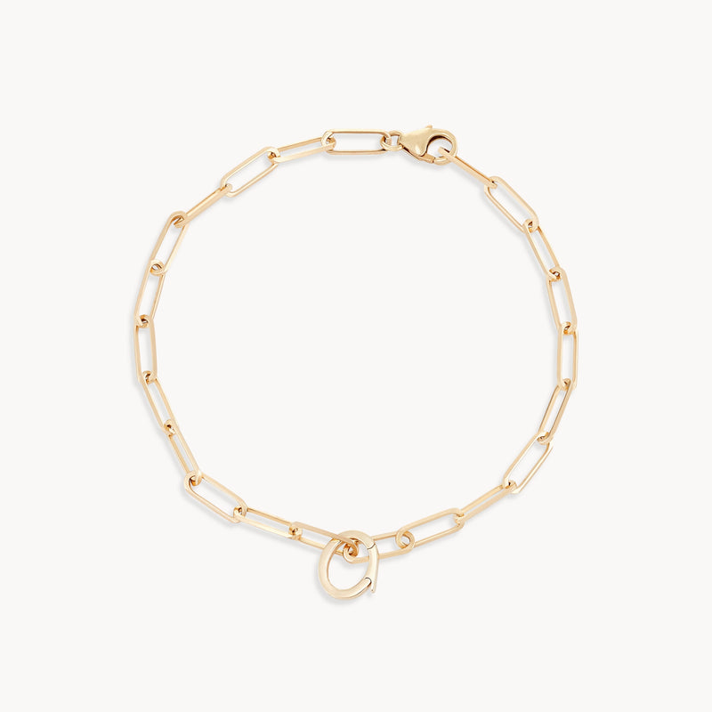 charm holder - 10k yellow gold