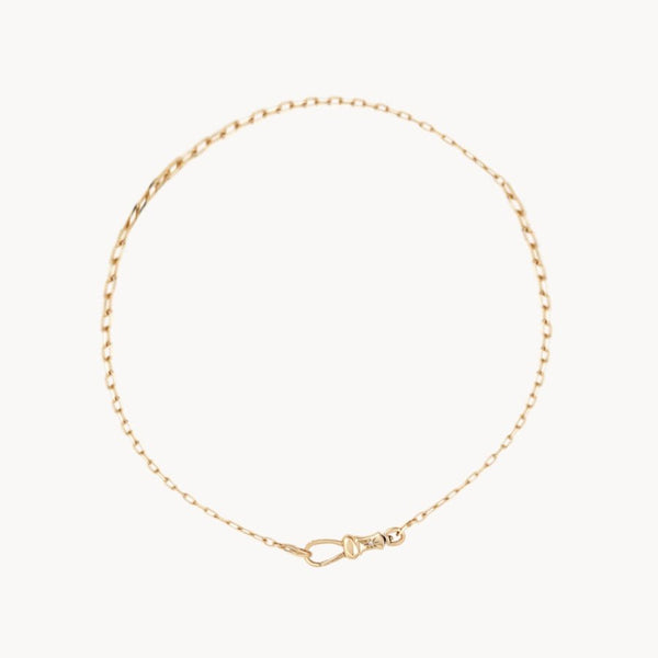 magic maker charm collector clasp bracelet - 14k yellow gold, brilliant diamonds