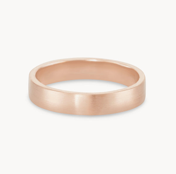 infinity love band polished - 14k rose gold