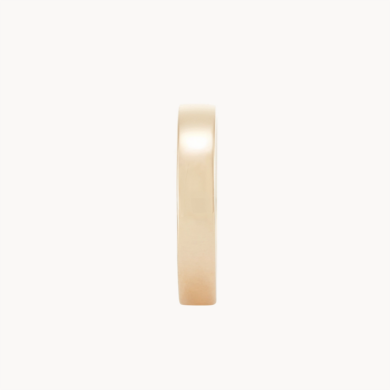 infinity love band polished - 14k yellow gold