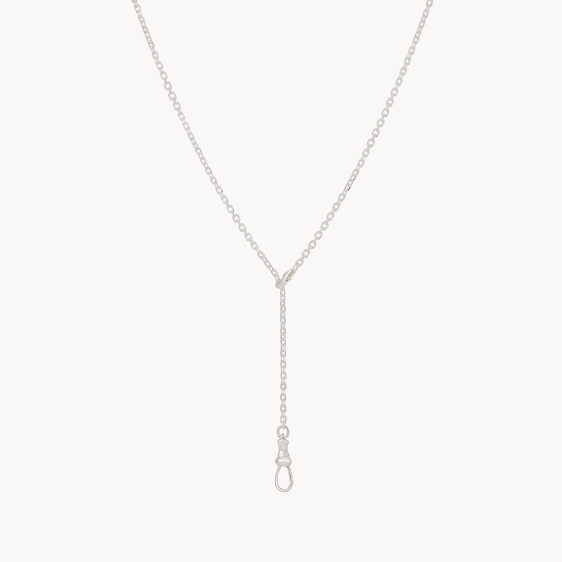 magic maker charm collector clasp necklace - sterling silver, diamonds