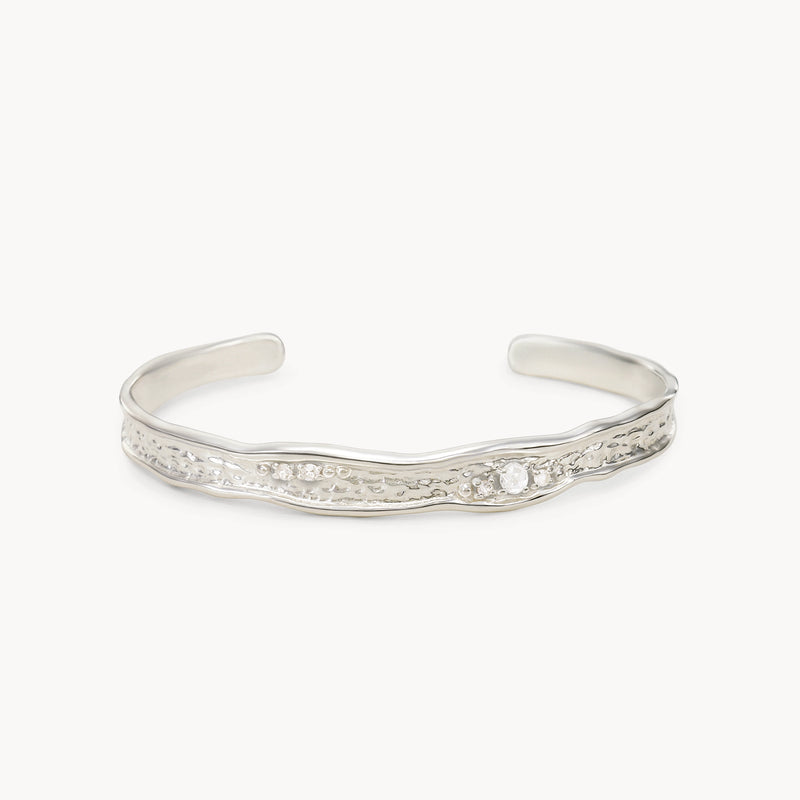 sweetness cuff - sterling silver, sapphires