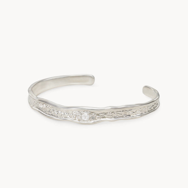 sweetness cuff - sterling silver, sapphires