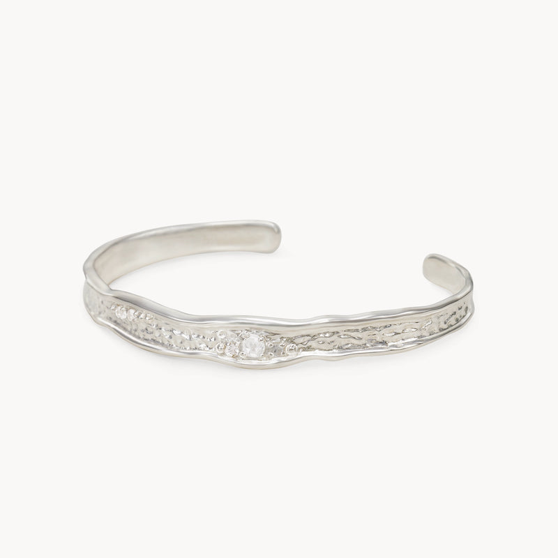 sweetness cuff - sterling silver, sapphires