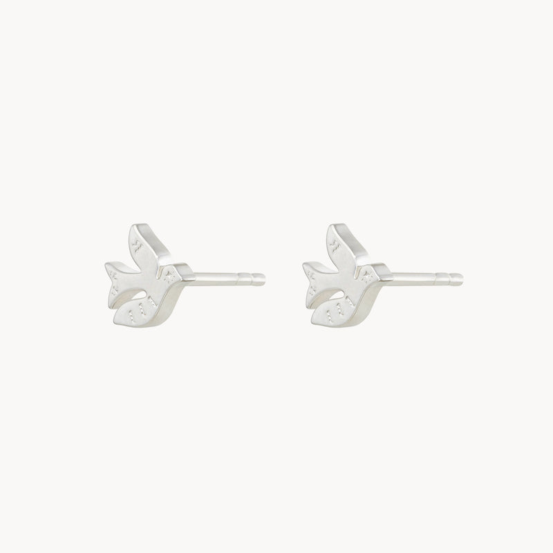 hope bird earrings - sterling silver