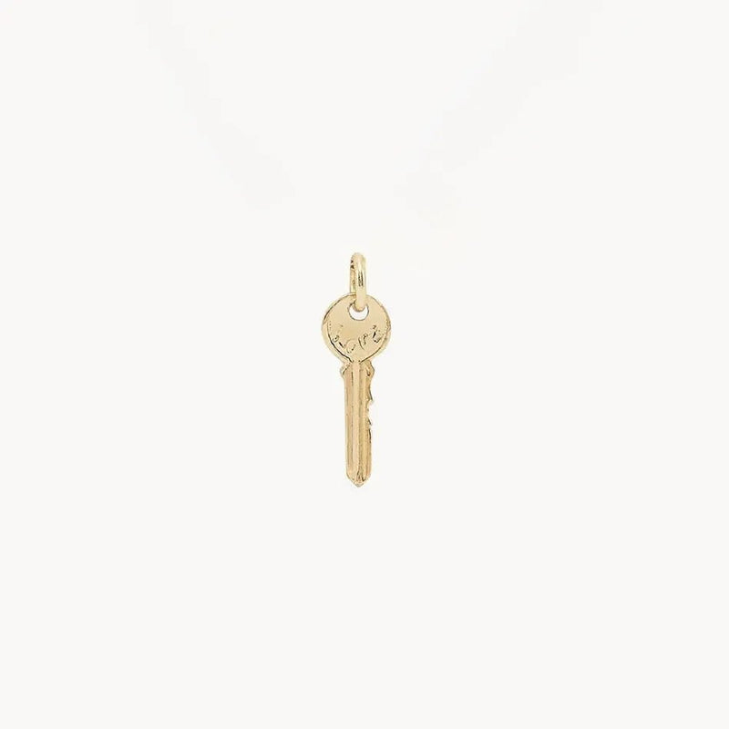 avata key charm - 10k yellow gold