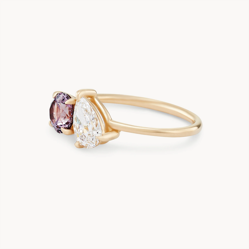 embrace one-of-a-kind - 14k yellow gold, diamond and sapphire -AC