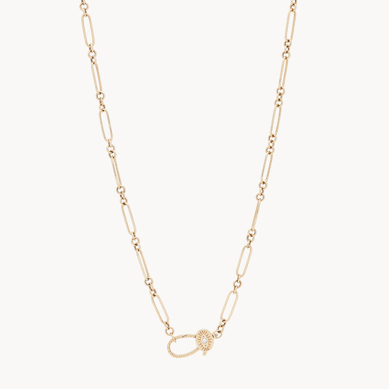 cosmic love necklace - 10k yellow gold, diamonds