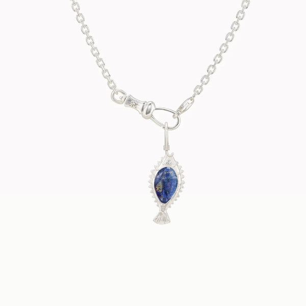 magical currents necklace bundle - sterling silver, lapis, diamonds