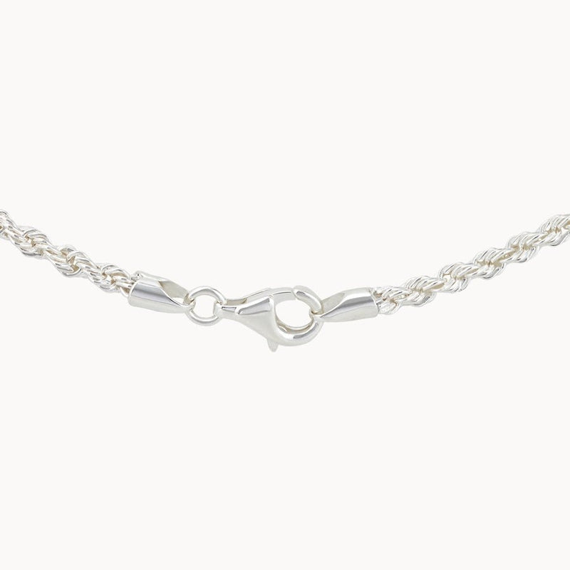 silver lasso chain necklace