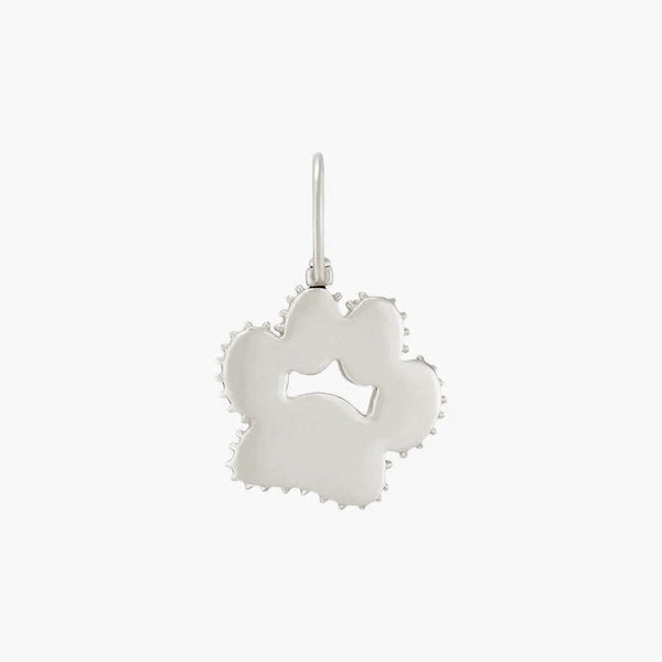 paw charm -  sterling silver engravable