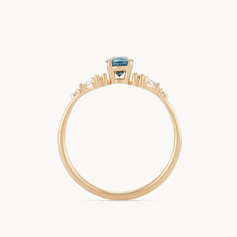 you’re still the one one-of-a-kind - 14k yellow gold, blue sapphire