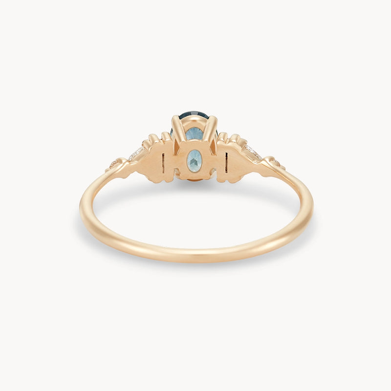you’re still the one one-of-a-kind - 14k yellow gold, blue sapphire