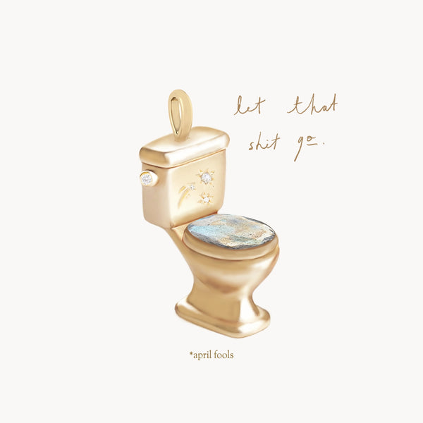 straight flush labradorite toilet charm