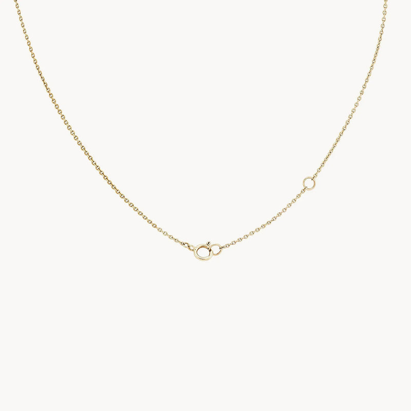Imprint forest necklace - 14k yellow gold, engravable
