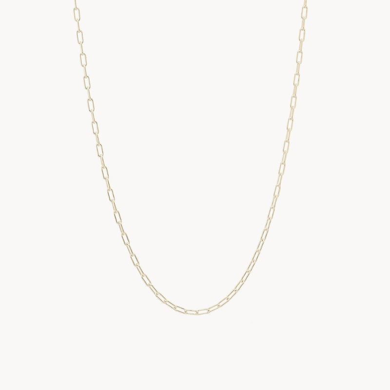 Infinite inseparable necklace 16" - 14k yellow gold