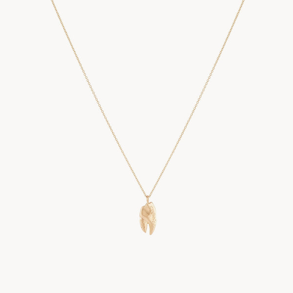 Kindred love lobster pendant necklace - 14k yellow gold