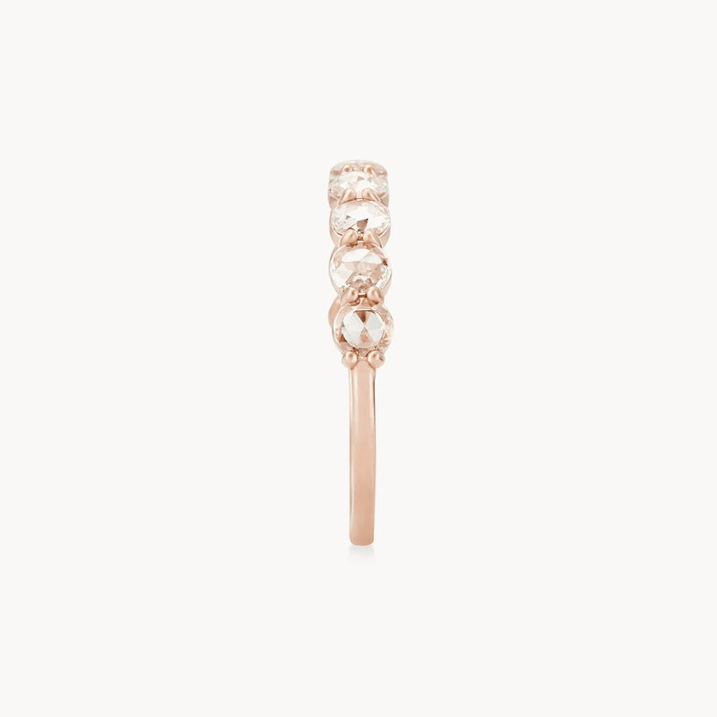 Large moonglade ring - 14k rose gold