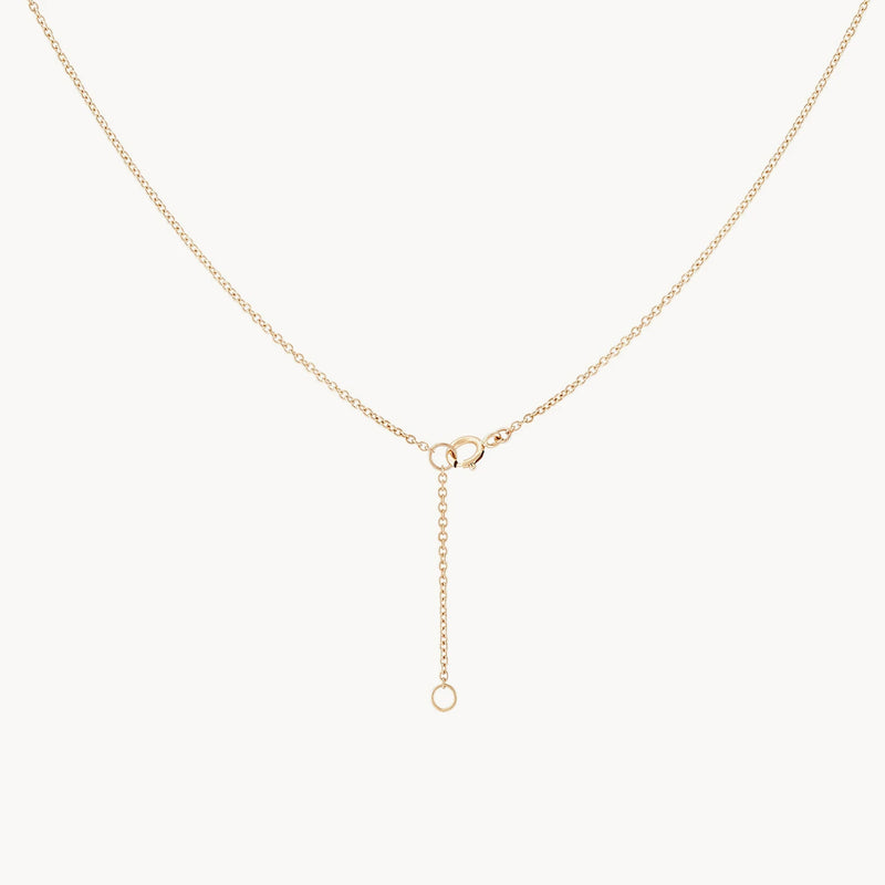 sand dollar diamond necklace - 14k yellow gold, white diamond